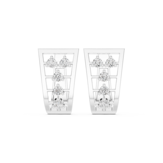 Minimalist 5 Diamond Huggies 0.5 CTW
