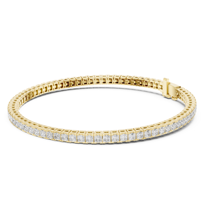 Princess Cut Diamond Tennis Bracelet 4.5 CTW