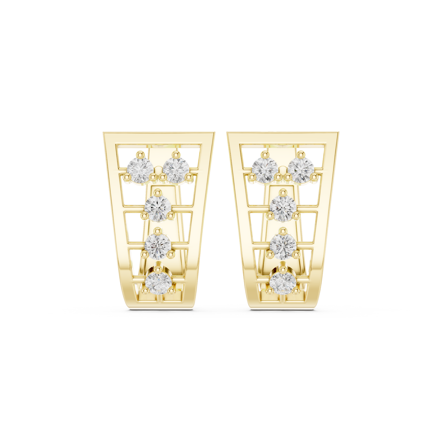 Minimalist 5 Diamond Huggies 0.5 CTW