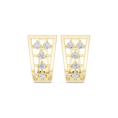 Minimalist 5 Diamond Huggies 0.5 CTW