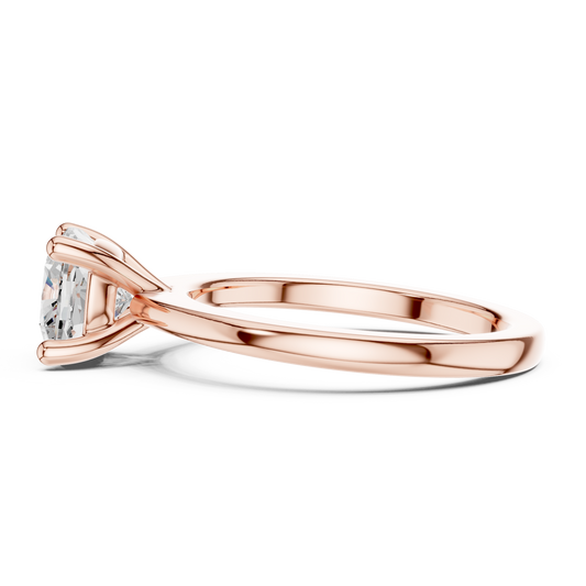 Classic Cushion Solitaire Diamond Engagement Ring 1.5 CTW
