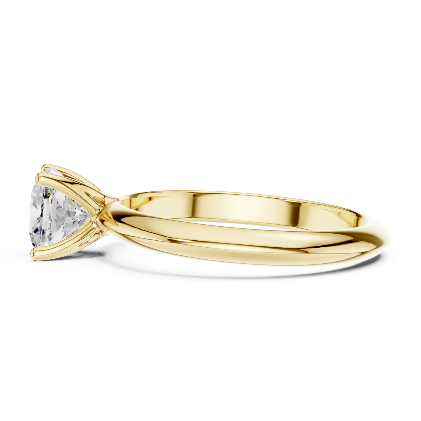 Cushion Cut Classic Solitaire Engagement Ring 1 CTW