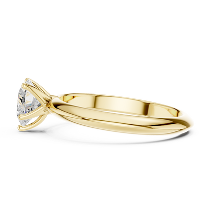 Heart Cut Classic Solitaire Engagement Ring 1 CTW
