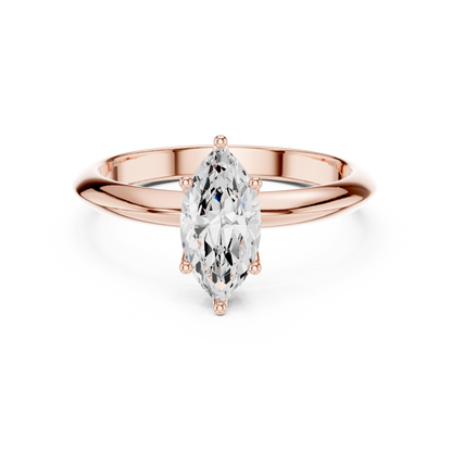 Marquise Cut Classic Solitaire Engagement Ring 1 CTW