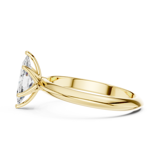 Marquise Cut Classic Solitaire Engagement Ring 1 CTW