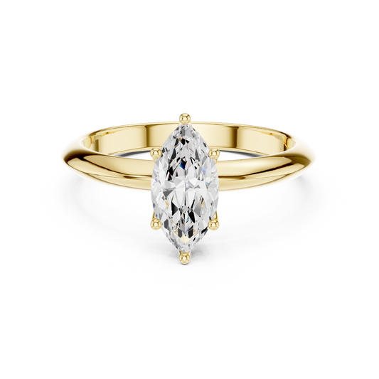 Marquise Cut Classic Solitaire Engagement Ring 1 CTW