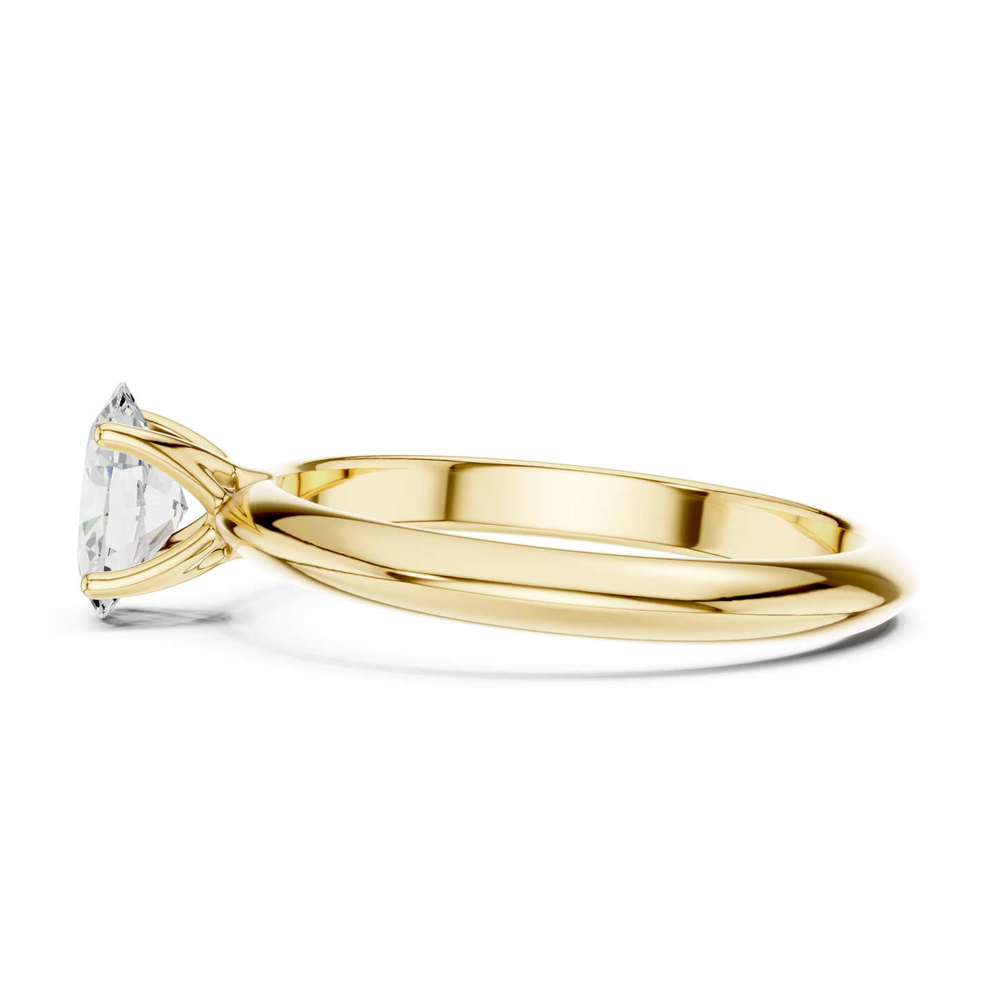 Oval Cut Classic Solitaire Engagement Ring 1 CTW