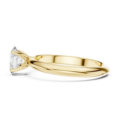 Oval Cut Classic Solitaire Engagement Ring 1 CTW