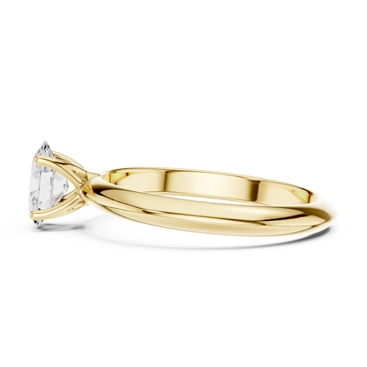 Oval Cut Classic Solitaire Engagement Ring 1 CTW