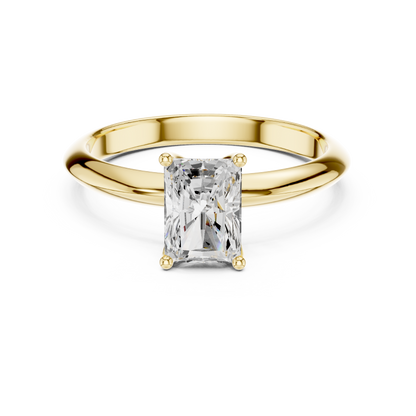 Radiant Cut Classic Solitaire Engagement Ring 1 CTW